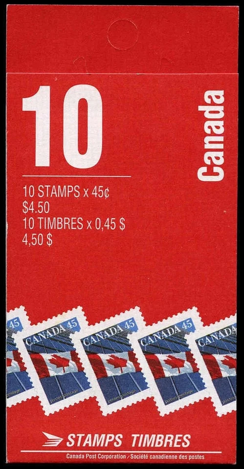 Canada - BK205a - Flag over Building - Glued Flap - 1998 - Image 1 of 1