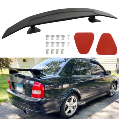 47'' Car Rear Trunk Spoiler Wing Lip W/Adhesive For Mazda Mazda3 Mazda6 Protege — 第 1/4 张图片