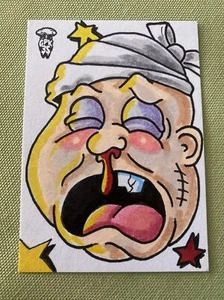 2020 GPK 35th Garbage Pail Kids Untold Stories 1/1 Sketch Card Artist Auto - Picture 1 of 2