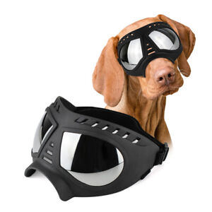 Dog Goggles UV Protection Sunglasses Waterproof Glasses for Medium Large Breed