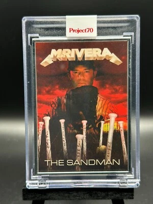 Mariano Rivera 2021 Topps Project 70 #851 Sandman by DJ Skee Artist Proof #27/51 - Image 1 of 2