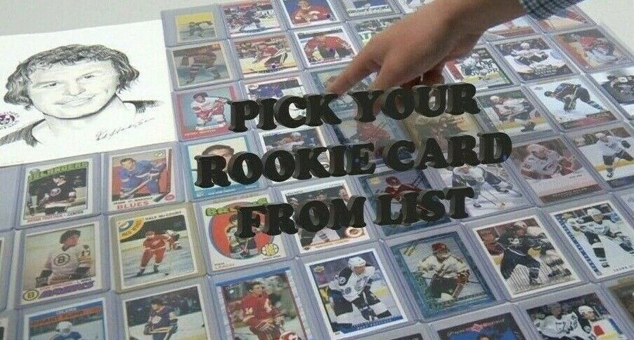 List #4 Pick From List NHL Hockey RC Rookie Cards - Image 1 of 1