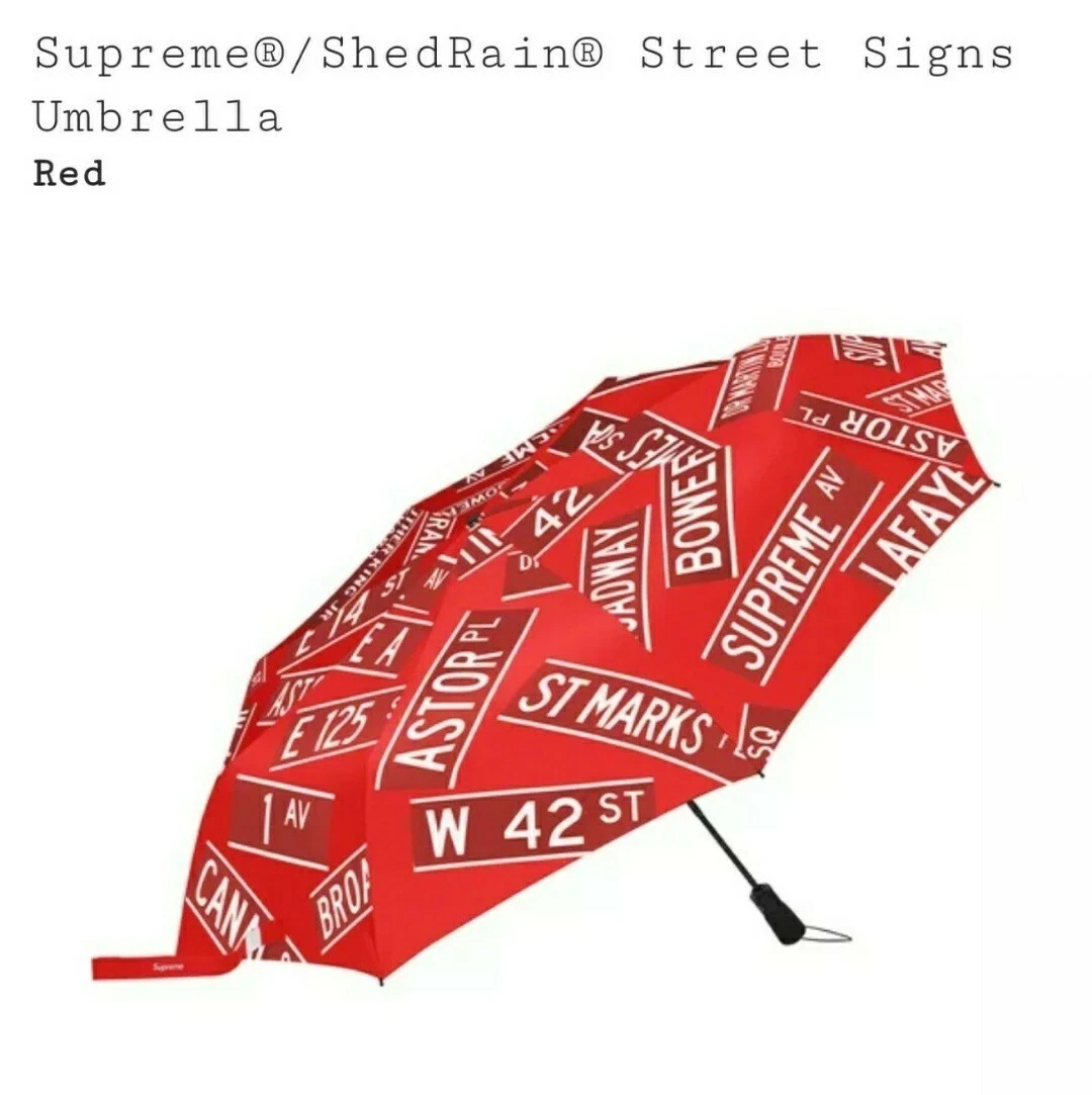 SUPREME Street Signs Umbrella 新品 Supreme ShedRain Street Signs Umbrella (SS21) 54