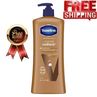 Vaselina Cuidado Intensivo Manos y Cuerpo Loción Cacao Radiante 32 Oz Foto 1 de 4