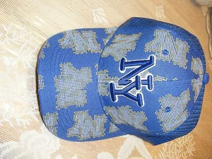 GORRA DE BÉISBOL PARA HOMBRE NY MINGXIN EE. UU. AZUL DORADA BLANCA NUEVA CON ETIQUETAS - Imagen 1 de 2
