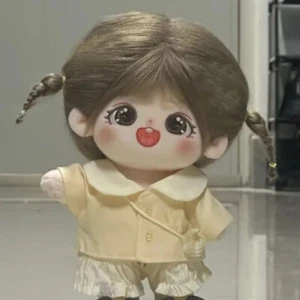 Cute Girls 20cm Plush Doll Toy Clothes Dress Up Tops Pants Sets - Picture 1 of 6