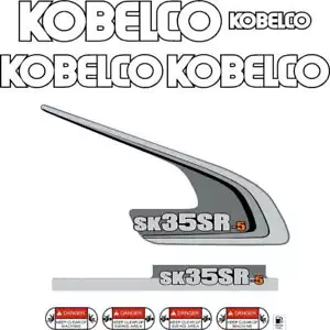 Kobelco SK35SR-5 Calcomanías Pegatinas Nuevo kit de calcomanías de reproducción Kobelco SK35SR - Imagen 1 de 1
