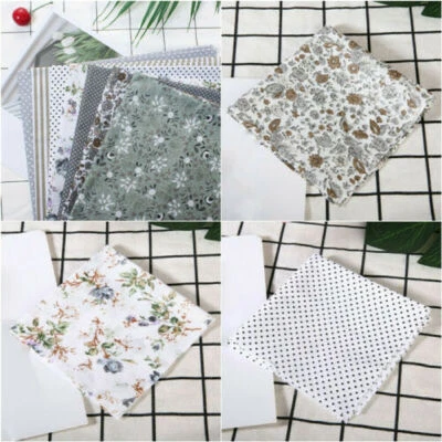 Fabric 1 green cotton bundled 7x material, waste, blended material - Image 1 of 4