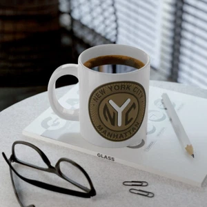 Taza Jumbo NYC Manhattan Token New York City, 20 OZ - Imagen 1 de 6