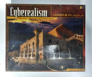 Rompecabezas Cyberealism Lost Worlds of Chayan Khoi Venice Sunset 1000 piezas nuevo - Imagen 1 de 4