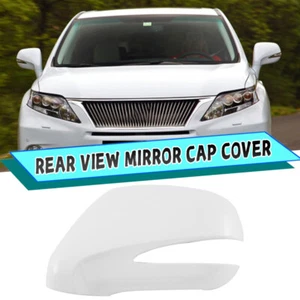 For Lexus RX RX350/RX450 Rearview Side Mirror Cover Wing Cap Trim White Left . - Picture 1 of 12