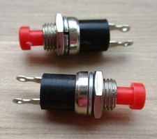 2K100 - 2 X Rosso Spingere da Essere Interruttori Ideale Model Railway Punto