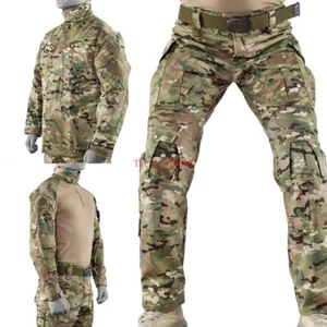 Men's Uniform Combat Jacket Train Suit Long Sleeved Frog Suit G3 Tactical Pants - Picture 1 of 49