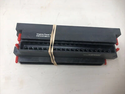 VIRGINIA PANEL MINI COAX MODULE ITA 90 SERIES 19 POSITION 510108111 5PK - NOS - Image 1 of 3