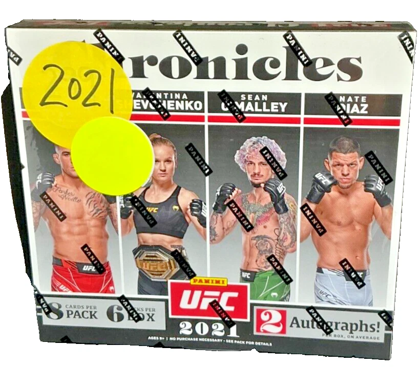 2021 Panini Chronicles UFC MMA Factory Sealed Hobby Box 2 Auto Per Box On Avg - Image 1 of 1