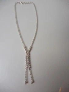 schöne Halskette, Collier , Esprit , 925 Silber mit geschliffenen Steinen - Bild 1 von 4