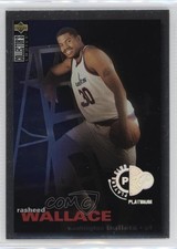 1995-96 Collector's Choice Platinum Player's Club Rasheed Wallace #239 Rookie RC