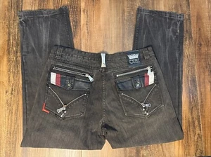 RARE CROWN HOLDER Vintage Y2K Black Jeans Herren Gr. 40x34 Hip-Hop Grunge Skater - Bild 1 von 16