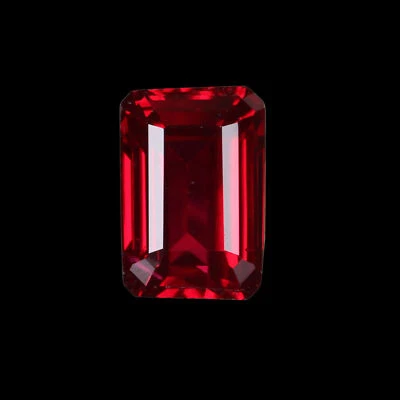 Amazing Emerald Cut 14. Carat Red Ruby Gemstone For Pendant Making - Image 1 of 4