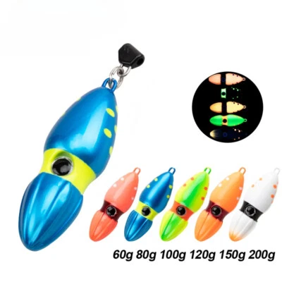 Inchiku Angeln Jiggingköder Sinking Jigbait Leuchtangeln Metall Jigköder - Bild 1 von 4