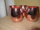 4 metal cups, Moscow mule cups, approx. 60s, 250 ml