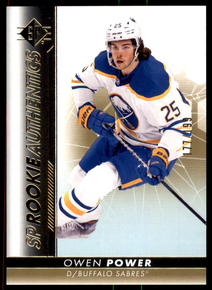 2022-23 SP Rookie Authentics Gold Owen Power /199 #110 - Image 1 of 2