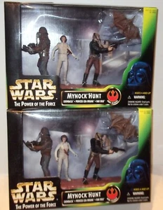✰ Star Wars Il Potere della Forza Scene Cinema Mynock Hunt come nuovo in scatola, 1998 - Foto 1 di 3