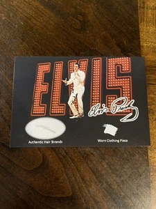 Elvis Presley Hair Strand Lock & Worn Piece King Rock N Roll Relic Graceland - Picture 1 of 4