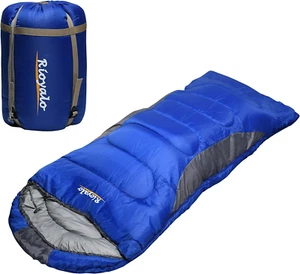 0 Degree Winter Sleeping Bags for Adults Camping (450GSM) - Temp Range (5F–32F) - Picture 1 of 8