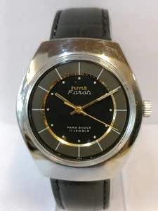 HMT FARAH 17J CUERDA ESFERA NEGRA Y GRIS INDIA HOMBRE ESTADO DE FUNCIONAMIENTO - Imagen 1 de 21