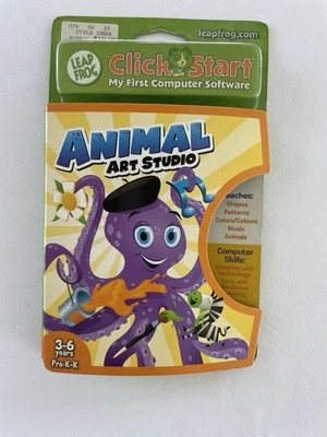 Leap Frog ClickStart Animal Art Studio My First Computer Software (New/Unopened) - Image 1 of 3