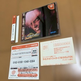 The King of Fighters DC Dreamcast 99 Evolution Portable Game Tested Used
