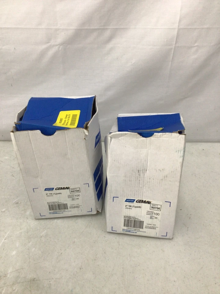 MERIT - 69957399706 P36 Grit LOT OF 2, 100PCS PER BOX Quick-Change Sanding Disc - Image 1 of 3