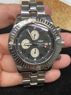 Breitling Avenger A13370 Chronograph 48mm Steel Automatic Black Dial - Image 1 of 4