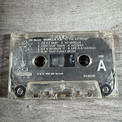 Vanilla Ice To the Extreme Ice Ice Baby 1990 Cassette 90's Hip Hop TAPE ONLY - Image 1 of 2