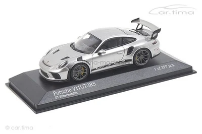 Porsche 911 (991 II) GT3 RS GT-Argent Minichamps 1:43 410067020 - Photo 1/4