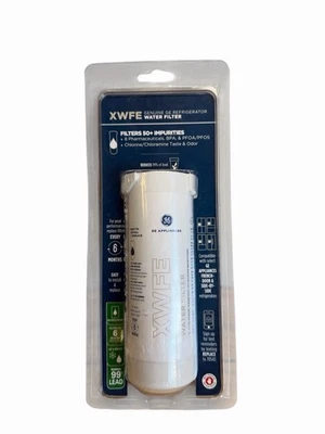 GE XWFE Genuine Refrigerator Water Filter 100% Authentic & Sealed-Free Shipping - Image 1 of 2