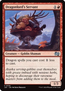 Magic The Gathering Dragonlord's Servant [Foundations Jumpstart] casi como nuevo Magic - Imagen 1 de 1