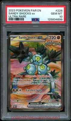 Pokemon Paradox Rift Sandy Shocks ex 228 PSA 10 - Image 1 of 2