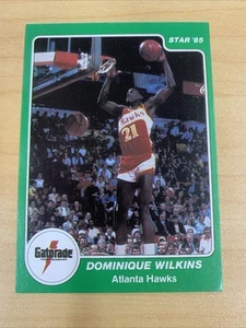 1984-85 Star Gatorade Slam Dunk Set-Break # 8 Dominique Wilkins senza prezzo di riserva come nuovo - Foto 1 di 8