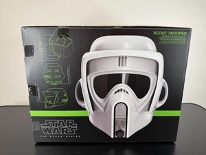 IN STOCK! Star Wars Black Series Scout Trooper Premium Electronic Helmet HASBRO - Picture 1 of 12