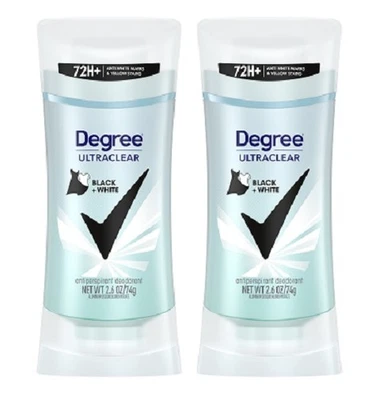 Degree Ultra Clear Black + White Antiperspirant & Deodorant 2 Pack - Image 1 of 2