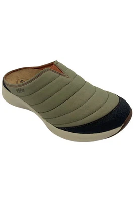 Zapatos sin cordones para mujer Taos de nailon y malla derecha sobre oliva Foto 1 de 3