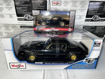 Set of 2 Pontiac Firebirds 1:32 & 1:18. Jada and Maisto Special Edition NIB - Image 1 of 4