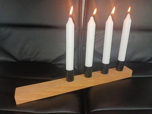 Kerzenhalter Adventskranz Buche massiv 4 Kerzen - Bild 1 von 3