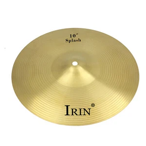 10" Brass Alloy Crash Ride Hi-Hat Cymbal for Drum Set Q4L6 - Picture 1 of 6
