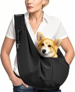 Borsa Da Viaggio per Cani, Trasportino Da Passeggio, Borsa Cane, per Passeggiata - Foto 1 di 12