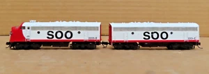 INTERMOUTAIN RAILWAY CO. 69281-03 SOO LINE F7A AND F7B LOCOMOTIVE SET N SCALE - Picture 1 of 7
