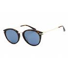 Calvin Klein Unisex Sunglasses Full Rim Dark Tortoise Plastic Round Ck22513s 235