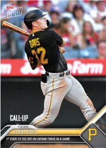 Henry Davis - 2023 MLB TOPPS NOW #600 Homers Off Ohtani dos veces - Imagen 1 de 2